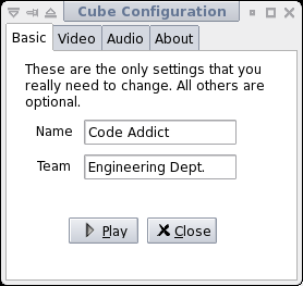 Basic Configuration Tab