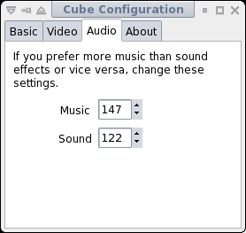Audio Configuration Tab